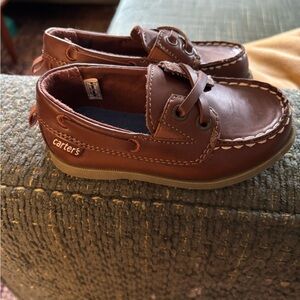 Carter's Tan Kids Moccasins
